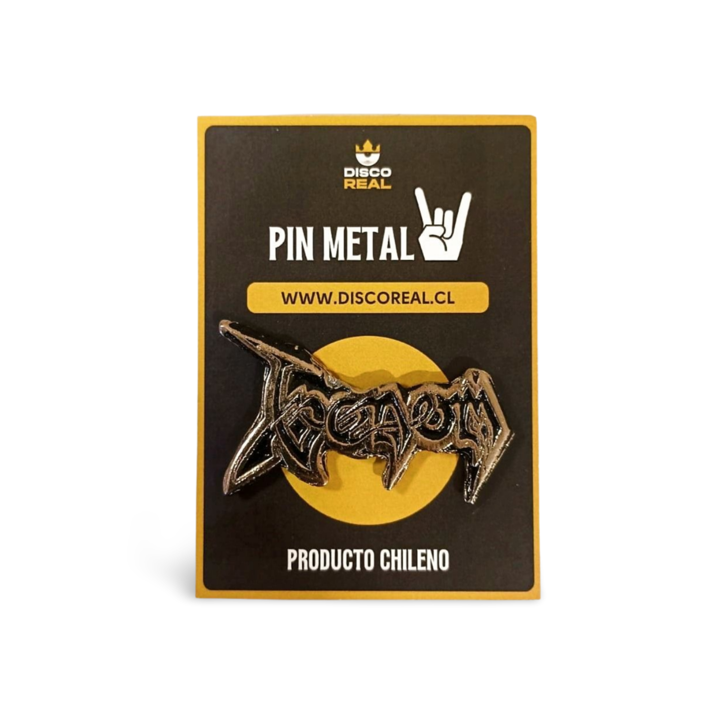 PIN METAL - VENOM LOGO – discoreal