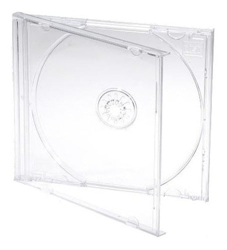 10 CAJAS DE CDS TRANSPARENTE